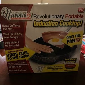 Nuwave 2 portable induction cooktop.